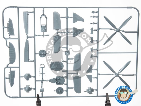 Image 21: Hawker "Tempest" Mk.II (Early version) | Airplane kit in 1/48 scale manufactured by Eduard (ref. 82124)