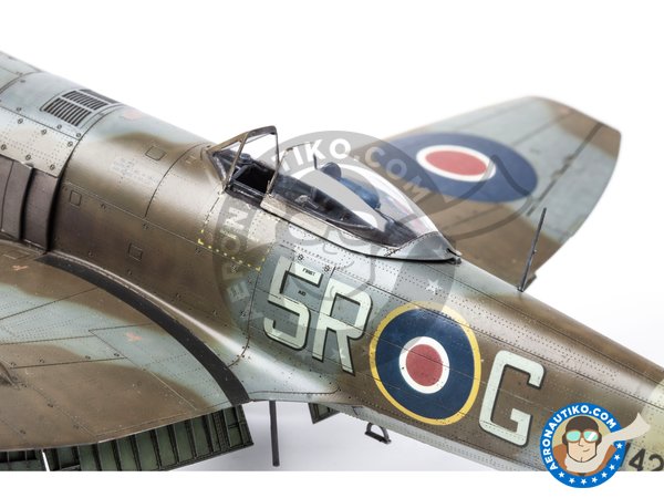 Image 46: Hawker "Tempest" Mk.II (Early version) | Airplane kit in 1/48 scale manufactured by Eduard (ref. 82124)