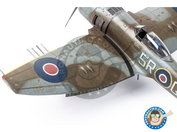 Image 51: Hawker "Tempest" Mk.II (Early version) | Airplane kit in 1/48 scale manufactured by Eduard (ref. 82124)