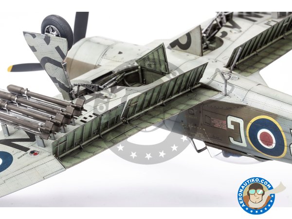 Image 55: Hawker "Tempest" Mk.II (Early version) | Airplane kit in 1/48 scale manufactured by Eduard (ref. 82124)