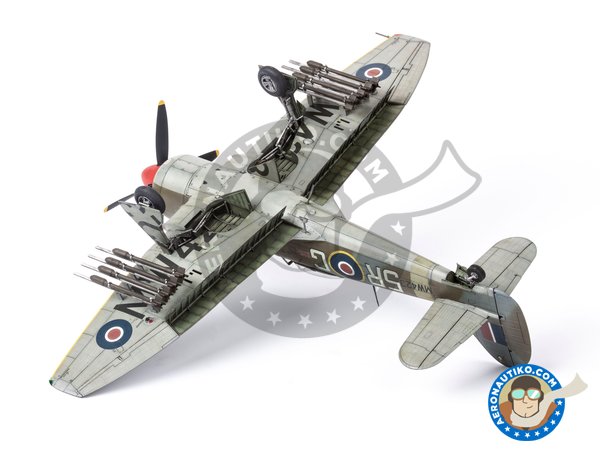 Image 57: Hawker "Tempest" Mk.II (Early version) | Airplane kit in 1/48 scale manufactured by Eduard (ref. 82124)