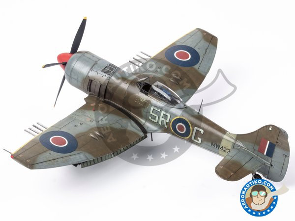 Image 58: Hawker "Tempest" Mk.II (Early version) | Airplane kit in 1/48 scale manufactured by Eduard (ref. 82124)
