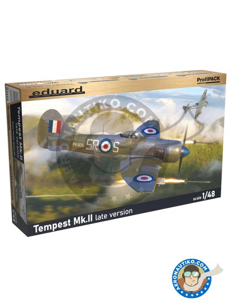 Tempest MK.II (late version) | Airplane kit in 1/48 scale manufactured by Eduard (ref. 82125) image