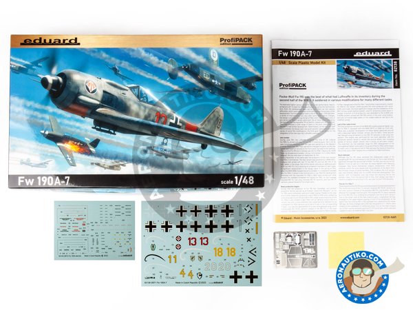 Image 2: Focke Wulf Fw 190A-7 -ProfiPACK Edition | Airplane kit in 1/48 scale manufactured by Eduard (ref. 82138)
