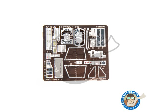 Image 5: Focke Wulf Fw 190A-7 -ProfiPACK Edition | Airplane kit in 1/48 scale manufactured by Eduard (ref. 82138)