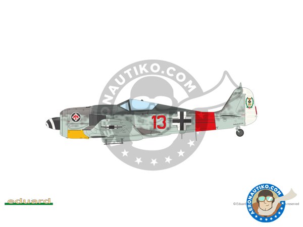 Image 13: Focke Wulf Fw 190A-7 -ProfiPACK Edition | Airplane kit in 1/48 scale manufactured by Eduard (ref. 82138)