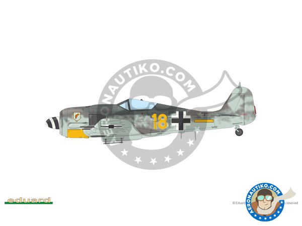 Image 16: Focke Wulf Fw 190A-7 -ProfiPACK Edition | Airplane kit in 1/48 scale manufactured by Eduard (ref. 82138)