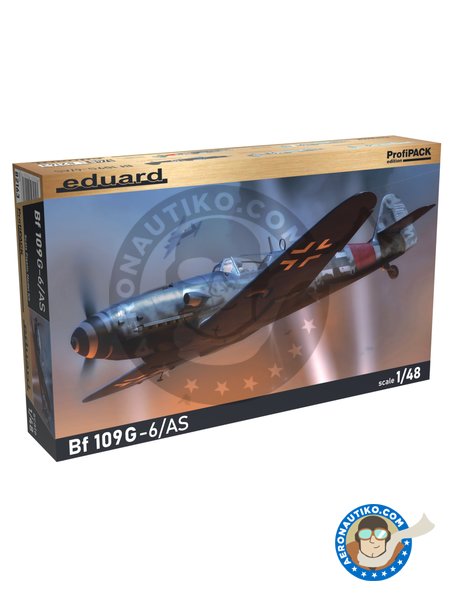 Messerschmitt Bf 109 G-6/AS | Airplane kit in 1/48 scale manufactured by Eduard (ref. 82163) image