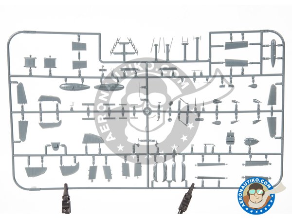 Image 7: Messerschmitt Bf 109 G-6/AS | Airplane kit in 1/48 scale manufactured by Eduard (ref. 82163)