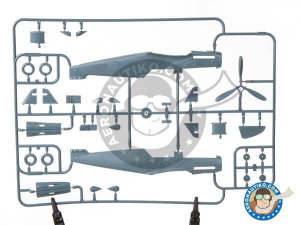 Image 10: Messerschmitt Bf 109 G-6/AS | Airplane kit in 1/48 scale manufactured by Eduard (ref. 82163)