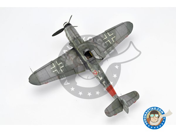 Image 18: Messerschmitt Bf 109 G-6/AS | Airplane kit in 1/48 scale manufactured by Eduard (ref. 82163)