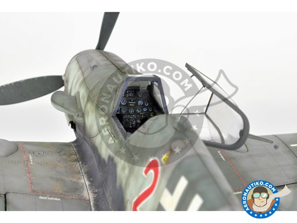 Image 21: Messerschmitt Bf 109 G-6/AS | Airplane kit in 1/48 scale manufactured by Eduard (ref. 82163)