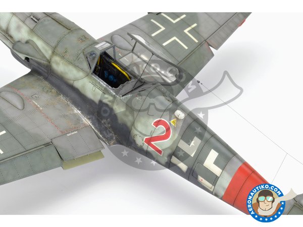 Image 23: Messerschmitt Bf 109 G-6/AS | Airplane kit in 1/48 scale manufactured by Eduard (ref. 82163)