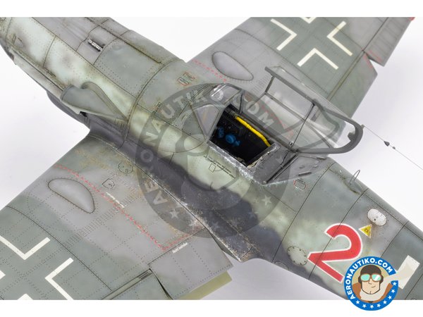 Image 25: Messerschmitt Bf 109 G-6/AS | Airplane kit in 1/48 scale manufactured by Eduard (ref. 82163)