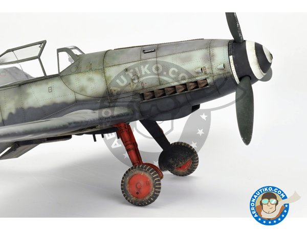 Image 26: Messerschmitt Bf 109 G-6/AS | Airplane kit in 1/48 scale manufactured by Eduard (ref. 82163)
