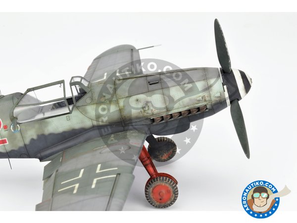 Image 28: Messerschmitt Bf 109 G-6/AS | Airplane kit in 1/48 scale manufactured by Eduard (ref. 82163)
