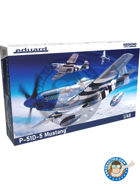 P-51D-5 "Mustang" | Airplane kit in 1/48 scale manufactured by Eduard (ref. 84172) image