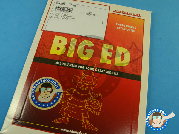 Image 1: Lockheed P-38 Lightning L | Big ED set en escala 1/32 fabricado por Eduard (ref. BIG3210)