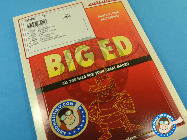 Image 2: McDonnell Douglas F-4 Phantom II J | Big ED set in 1/32 scale manufactured by Eduard (ref. BIG3221)