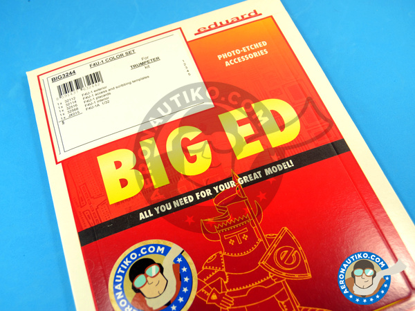 Image 2: Vought F4U Corsair 1 | Big ED set in 1/32 scale manufactured by Eduard (ref. BIG3244)