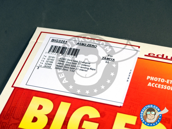 Image 1: Mitsubishi A6M Zero | Big ED set in 1/32 scale manufactured by Eduard (ref. BIG3251)