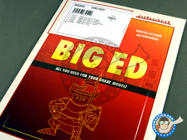 Image 2: Mitsubishi A6M Zero | Big ED set in 1/32 scale manufactured by Eduard (ref. BIG3251)