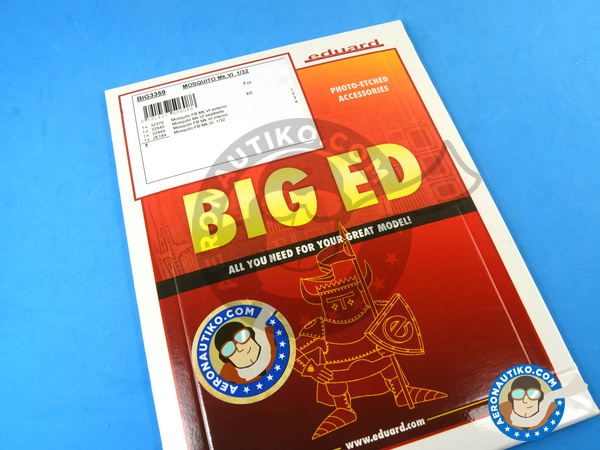 Image 3: De Havilland Mosquito FB Mk.VI | Big ED set in 1/32 scale manufactured by Eduard (ref. BIG3359)