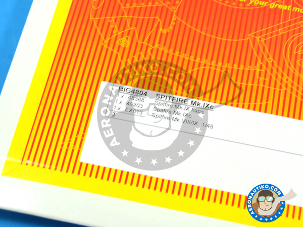 Image 1: Supermarine Spitfire Mk. IXc | Big ED set in 1/48 scale manufactured by Eduard (ref. BIG4804)