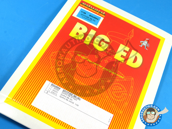 Image 2: Supermarine Spitfire Mk. IXc | Big ED set in 1/48 scale manufactured by Eduard (ref. BIG4804)