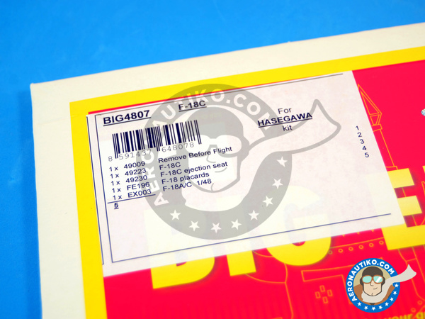 Image 1: McDonnell Douglas F/A-18 Hornet C | Big ED set en escala 1/48 fabricado por Eduard (ref. BIG4807)