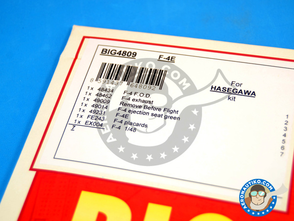 Image 2: McDonnell Douglas F-4 Phantom II E | Big ED set in 1/48 scale manufactured by Eduard (ref. BIG4809)