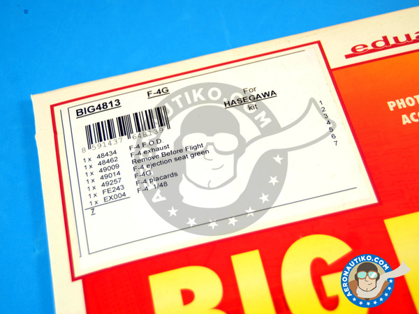 Image 2: McDonnell Douglas F-4 Phantom II G | Big ED set in 1/48 scale manufactured by Eduard (ref. BIG4813)