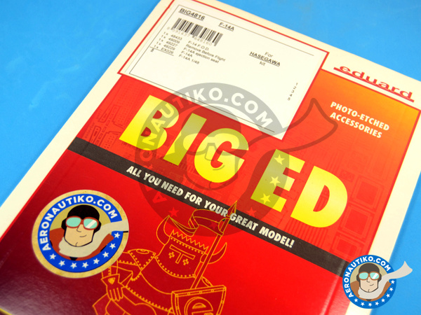 Image 1: Grumman F-14 Tomcat A | Big ED set en escala 1/48 fabricado por Eduard (ref. BIG4816)