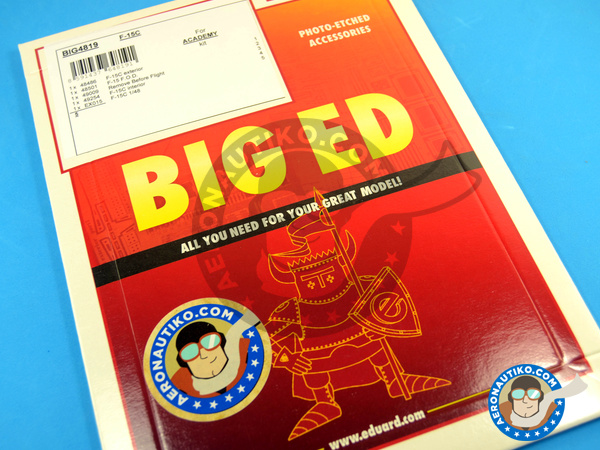 Image 2: McDonnell Douglas F-15 Eagle C | Big ED set en escala 1/48 fabricado por Eduard (ref. BIG4819)