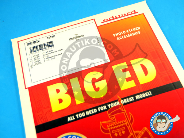 Image 2: Grumman F-14 Tomcat D | Big ED set in 1/48 scale manufactured by Eduard (ref. BIG4822)