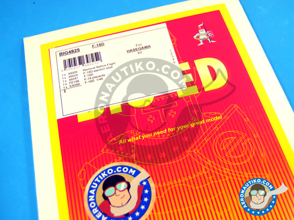 Image 2: McDonnell Douglas F/A-18 Hornet D | Big ED set in 1/48 scale manufactured by Eduard (ref. BIG4825)