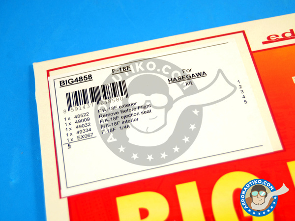 Image 1: McDonnell Douglas F/A-18 Hornet F | Big ED set in 1/48 scale manufactured by Eduard (ref. BIG4858)