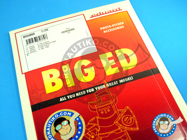 Image 1: McDonnell Douglas F/A-18 Hornet E | Big ED set in 1/48 scale manufactured by Eduard (ref. BIG4869)