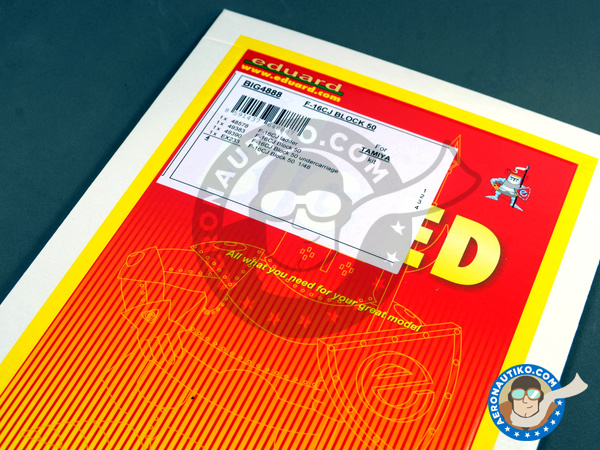 Image 2: General Dynamics F-16 Fighting Falcon CJ | Big ED set en escala 1/48 fabricado por Eduard (ref. BIG4888)