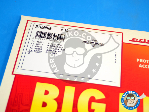 Image 1: Fairchild-Republic A-10 Thunderbolt II | Big ED set in 1/48 scale manufactured by Eduard (ref. BIG4894)