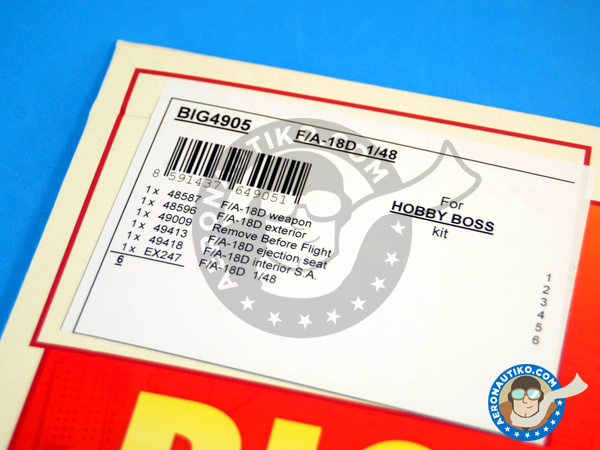 Image 1: McDonnell Douglas F/A-18 Hornet D | Big ED set in 1/48 scale manufactured by Eduard (ref. BIG4905)