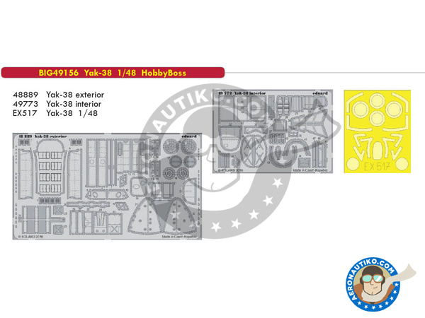 Image 1: Yakovlev Yak-38 | Big ED set in 1/48 scale manufactured by Eduard (ref. BIG49156)