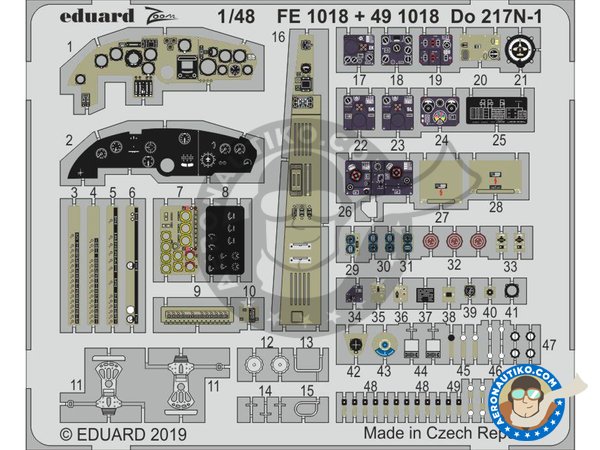 Image 5: Do 217N-11 | Big ED set in 1/48 scale manufactured by Eduard (ref. BIG49234)