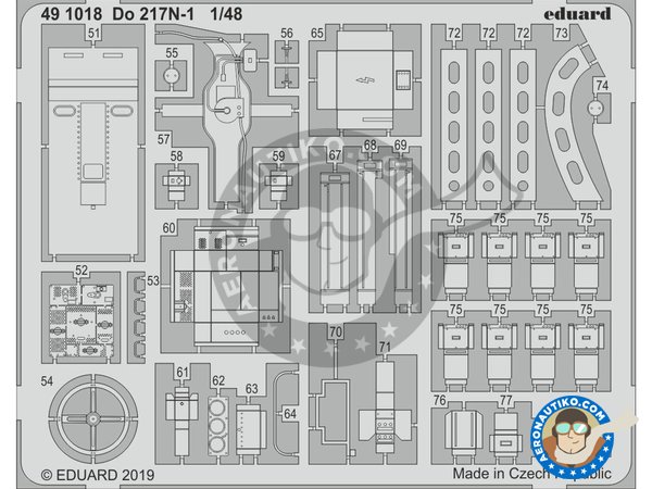 Image 6: Do 217N-11 | Big ED set in 1/48 scale manufactured by Eduard (ref. BIG49234)