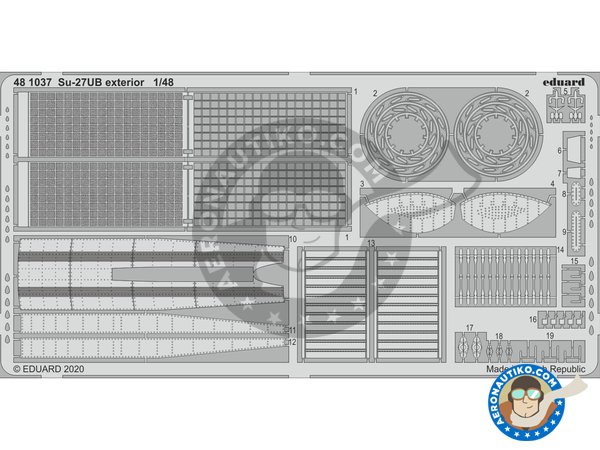 Image 2: SU-27UB | Big ED set in 1/48 scale manufactured by Eduard (ref. BIG49274)