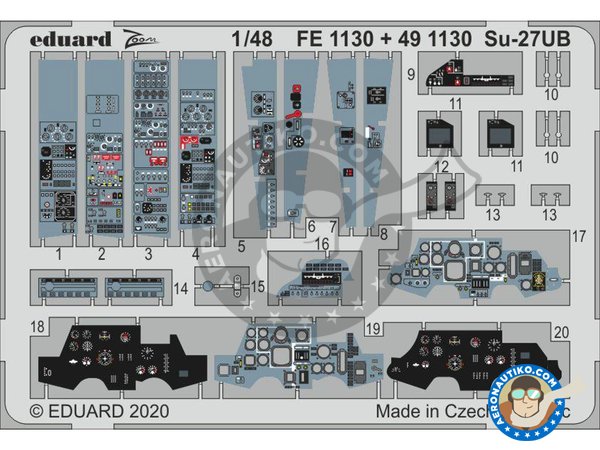 Image 3: SU-27UB | Big ED set in 1/48 scale manufactured by Eduard (ref. BIG49274)