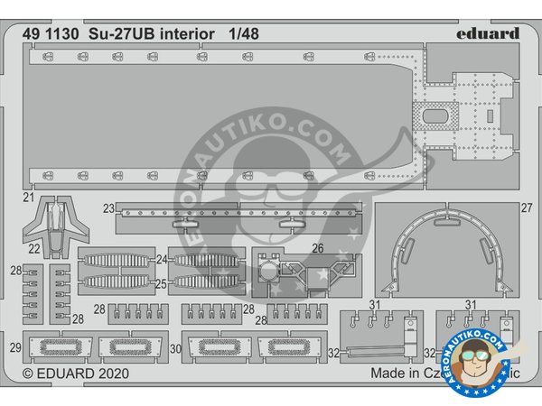 Image 4: SU-27UB | Big ED set in 1/48 scale manufactured by Eduard (ref. BIG49274)