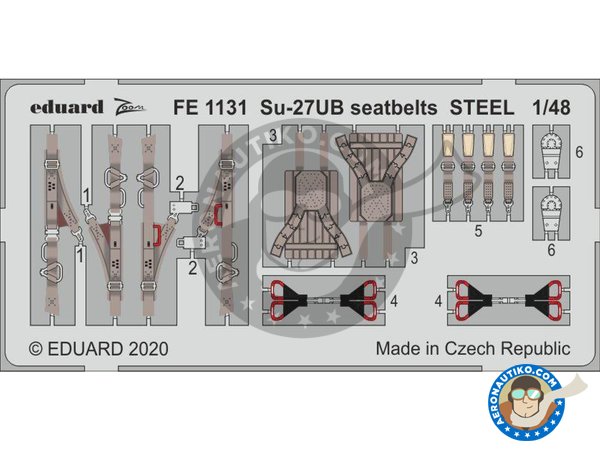 Image 5: SU-27UB | Big ED set in 1/48 scale manufactured by Eduard (ref. BIG49274)