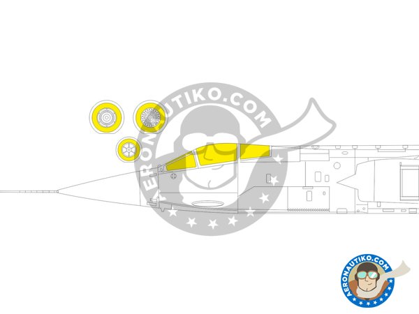 Image 1: Lockheed F-104S "Starfighter" | Big ED set in 1/48 scale manufactured by Eduard (ref. BIG49319)