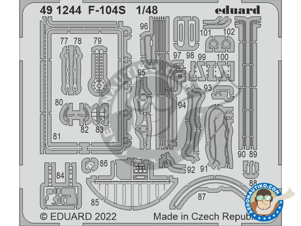 Image 3: Lockheed F-104S "Starfighter" | Big ED set in 1/48 scale manufactured by Eduard (ref. BIG49319)